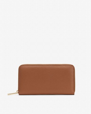 Cuyana Klassieke Zip Around Portefeuille Dames Roze | GHV9961GL