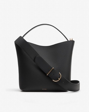 Cuyana Linea Buckettas Dames Zwart | DYV1499VZ