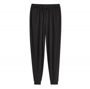 Cuyana Organic Pima Tapered Broek Dames Zwart | REV3860TV