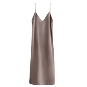 Cuyana Silk Slip Jurk Dames Lichtbruin | CPC6515AE