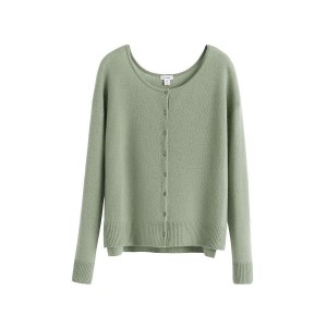 Cuyana Single-Origin Cashmere Cardigan Dames Groen | COW542CM