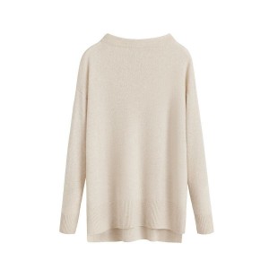 Cuyana Single-Origin Cashmere Funnel Neck Truien Dames Wit | BCP6553OS