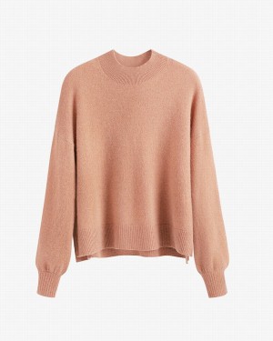 Cuyana Single Origin Cashmere Cropped Truien Dames Beige | GBP2514TS