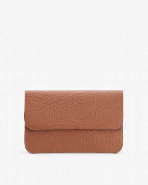 Cuyana System Flap Koppelingstassen Dames Bruin | JHN8756EM