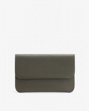 Cuyana System Flap Koppelingstassen Dames Donkergroen | BEN379OM
