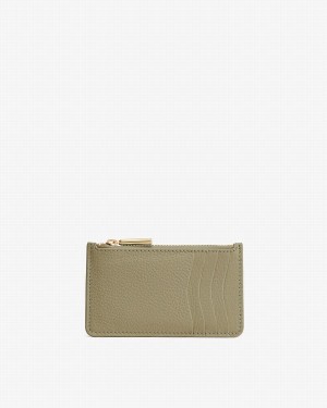 Cuyana Zip Kaarthouder Dames Groen | XGK1374ZN