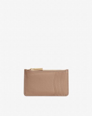 Cuyana Zip Kaarthouder Dames Khaki | PUK8831RX