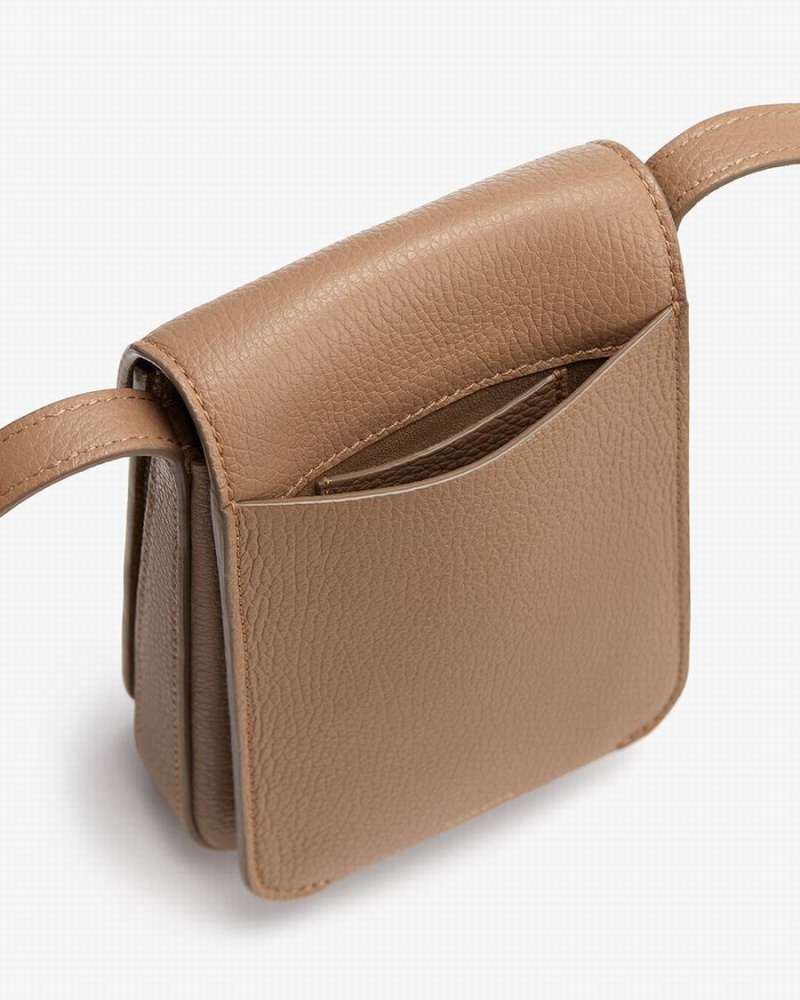 Cuyana Concertina Telefoon Tas Dames Khaki | ZNL4375BH