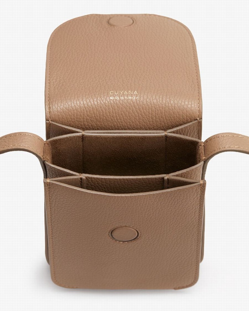 Cuyana Concertina Telefoon Tas Dames Khaki | ZNL4375BH