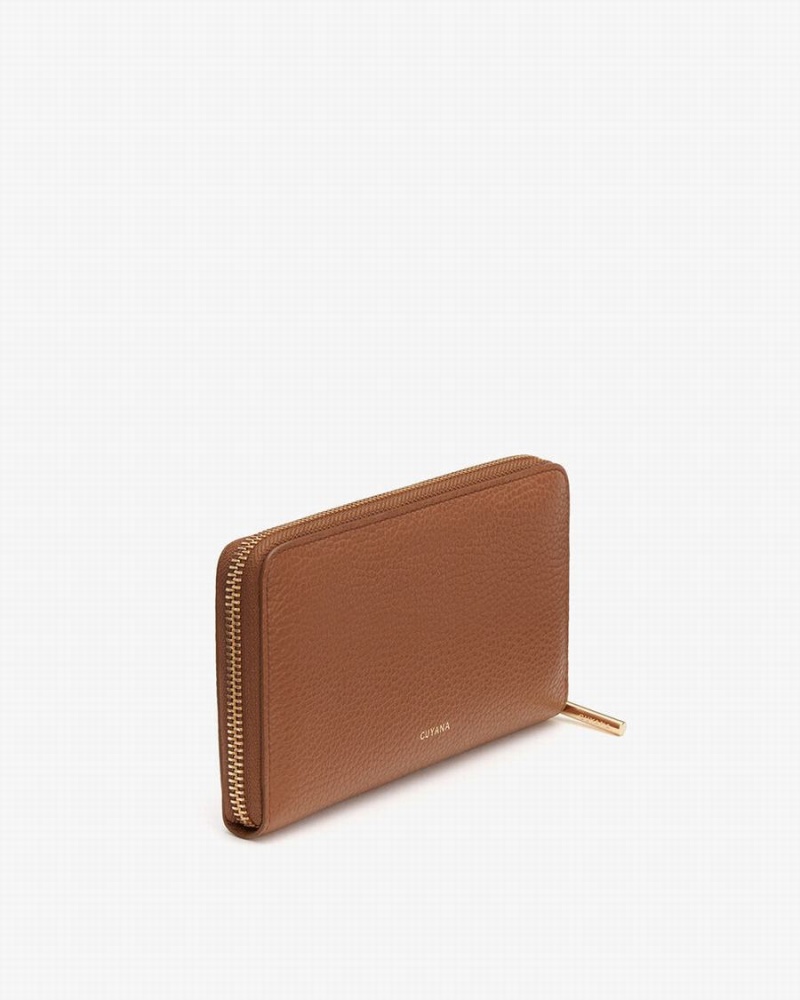 Cuyana Klassieke Zip Around Portefeuille Dames Roze | GHV9961GL