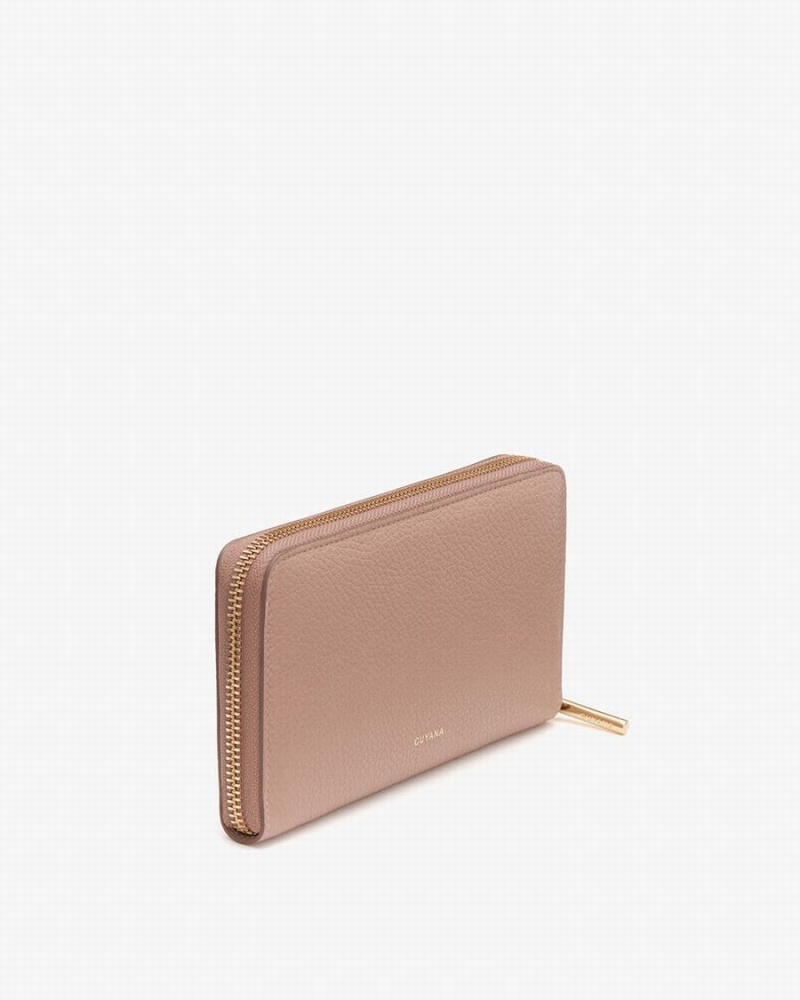 Cuyana Klassieke Zip Around Portefeuille Dames Roze | CQP6925RM