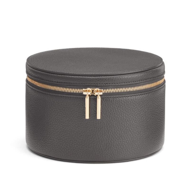Cuyana Leren Wellness Geval Tas Dames Grijs | RTD9070OT