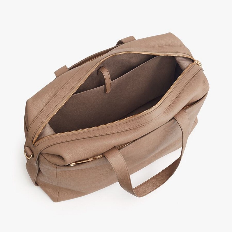 Cuyana Medium Reistas Dames Khaki | SMJ6675DJ