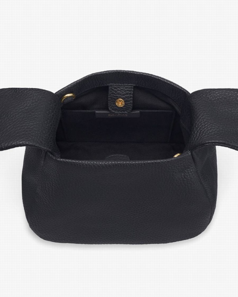Cuyana Mini Bow Schoudertassen Dames Zwart | KHC6738KI