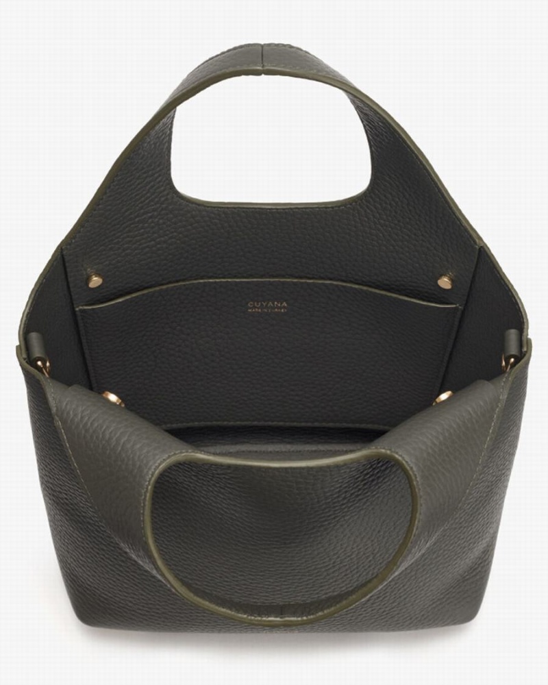Cuyana Mini System Tote Tassen Dames Donkergroen | NBS6646KS