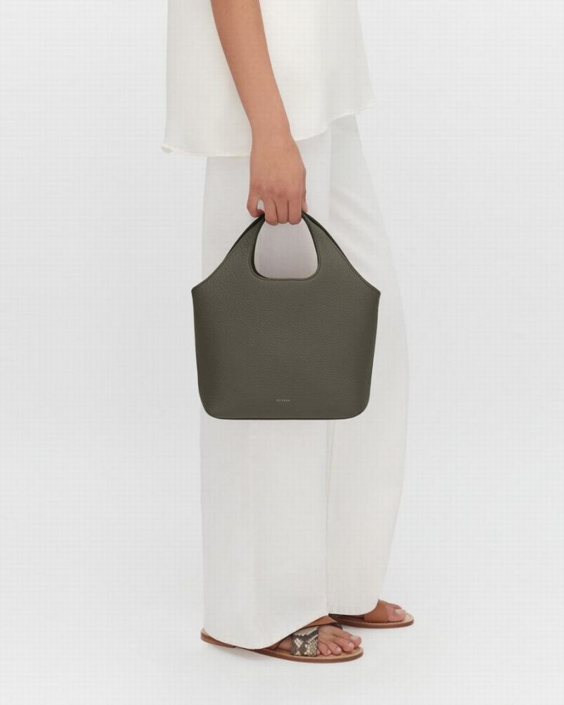 Cuyana Mini System Tote Tassen Dames Donkergroen | NBS6646KS