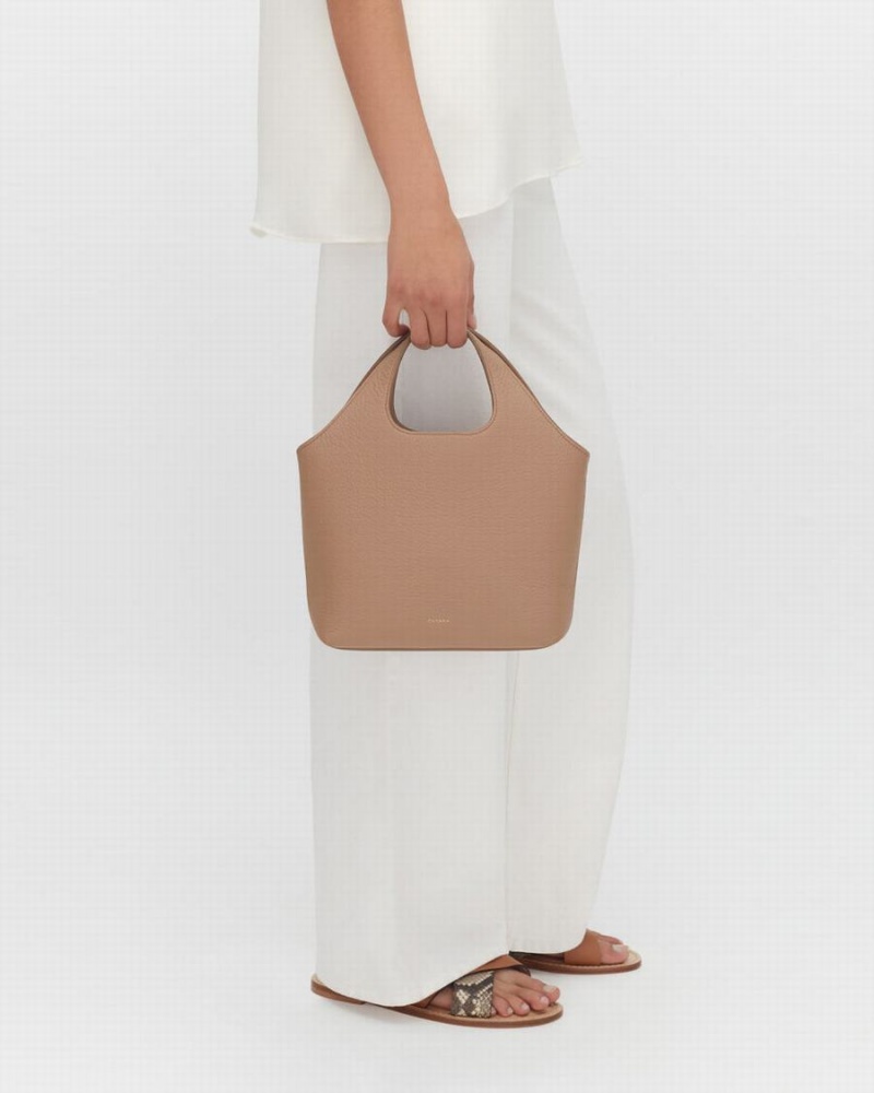 Cuyana Mini System Tote Tassen Dames Khaki | UBJ2631WH