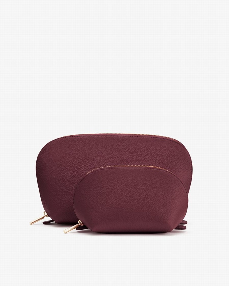 Cuyana Set Reistas Dames Bordeaux | KBX1599HQ