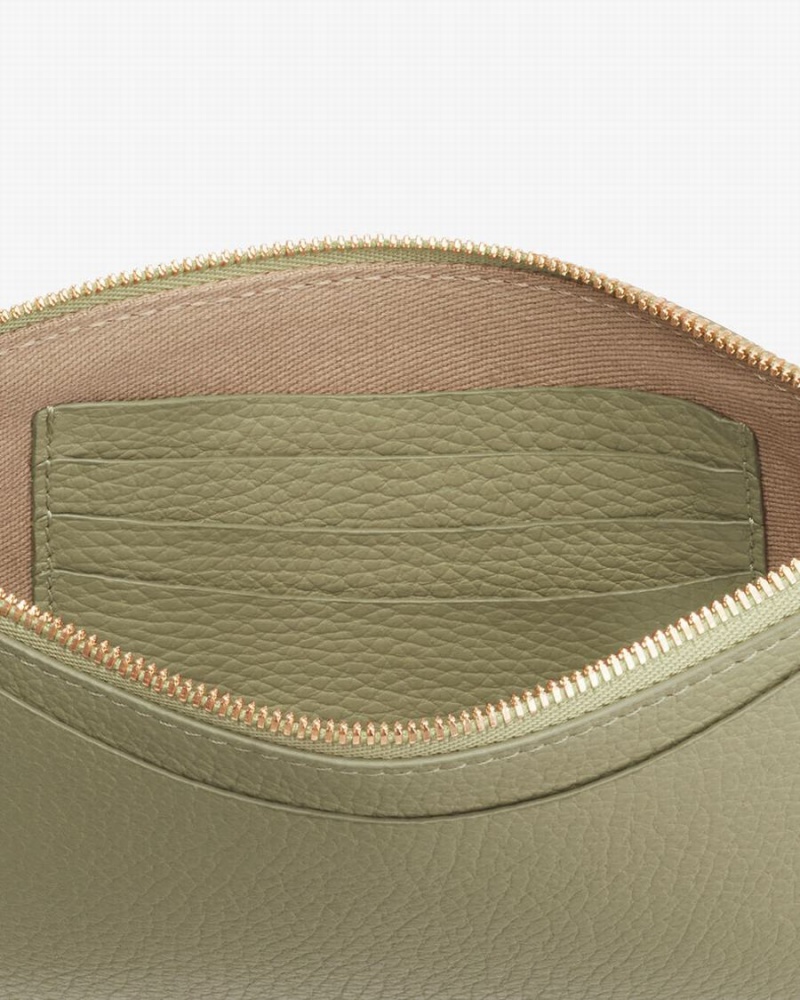 Cuyana Slim Wristlet Portefeuille Dames Groen | JQV1619NH
