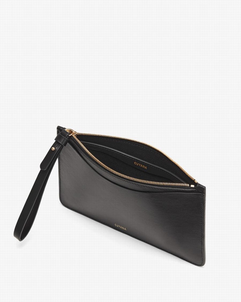 Cuyana Slim Wristlet Portefeuille Dames Zwart | RGK4748LC