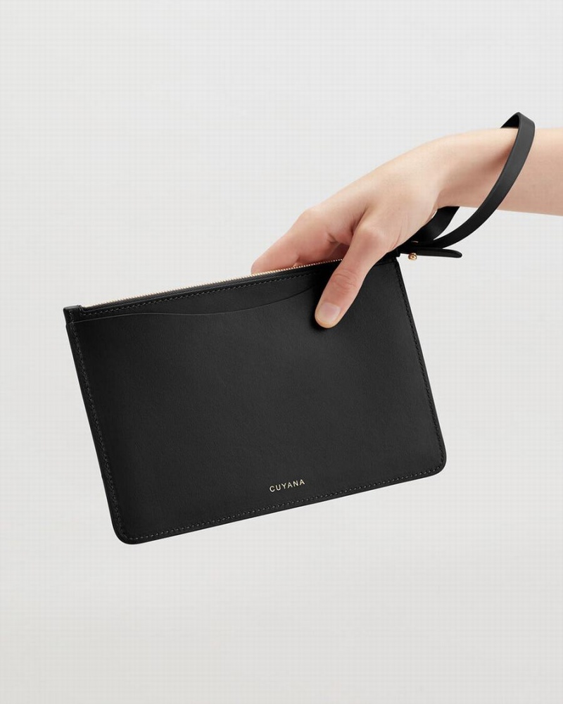Cuyana Slim Wristlet Portefeuille Dames Zwart | RGK4748LC