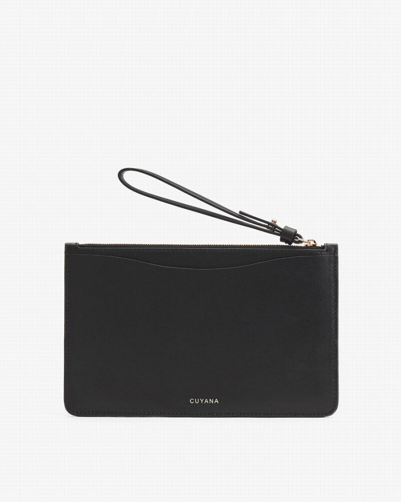 Cuyana Slim Wristlet Portefeuille Dames Zwart | RGK4748LC