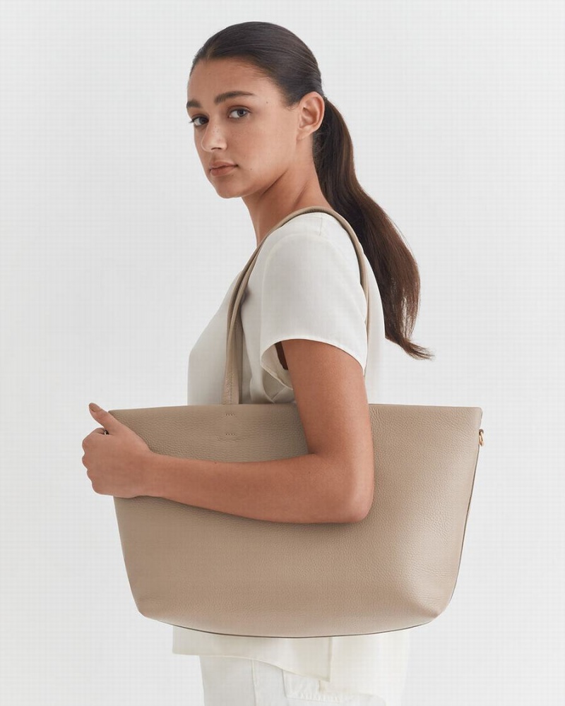 Cuyana Small Easy Rits Tote Tassen Dames Grijs | XTR939DE