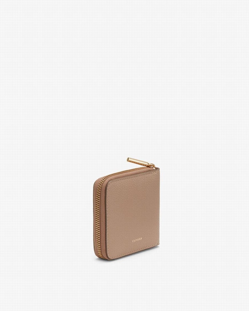 Cuyana Small Klassieke Zip Around Portefeuille Dames Khaki | LMQ851RJ