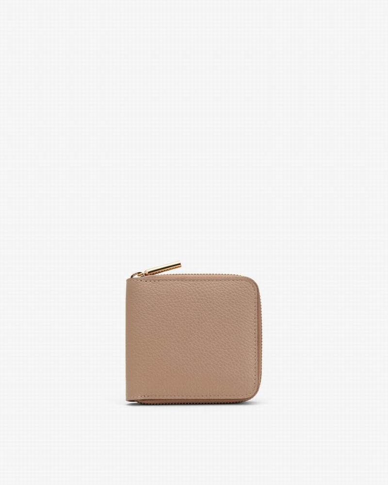 Cuyana Small Klassieke Zip Around Portefeuille Dames Khaki | LMQ851RJ