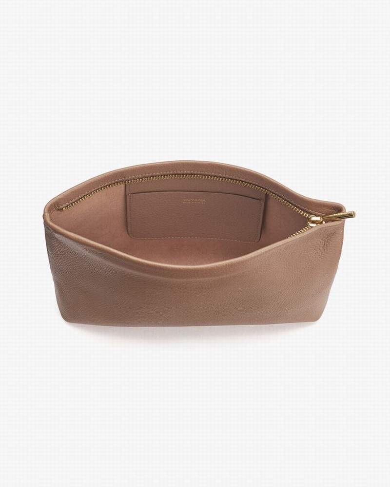 Cuyana Small Rits Zak Dames Khaki | IWT1776KX