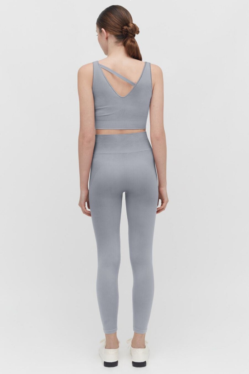 Cuyana Stretch Bijgesneden Tops Dames Grijs | UAM9111GN