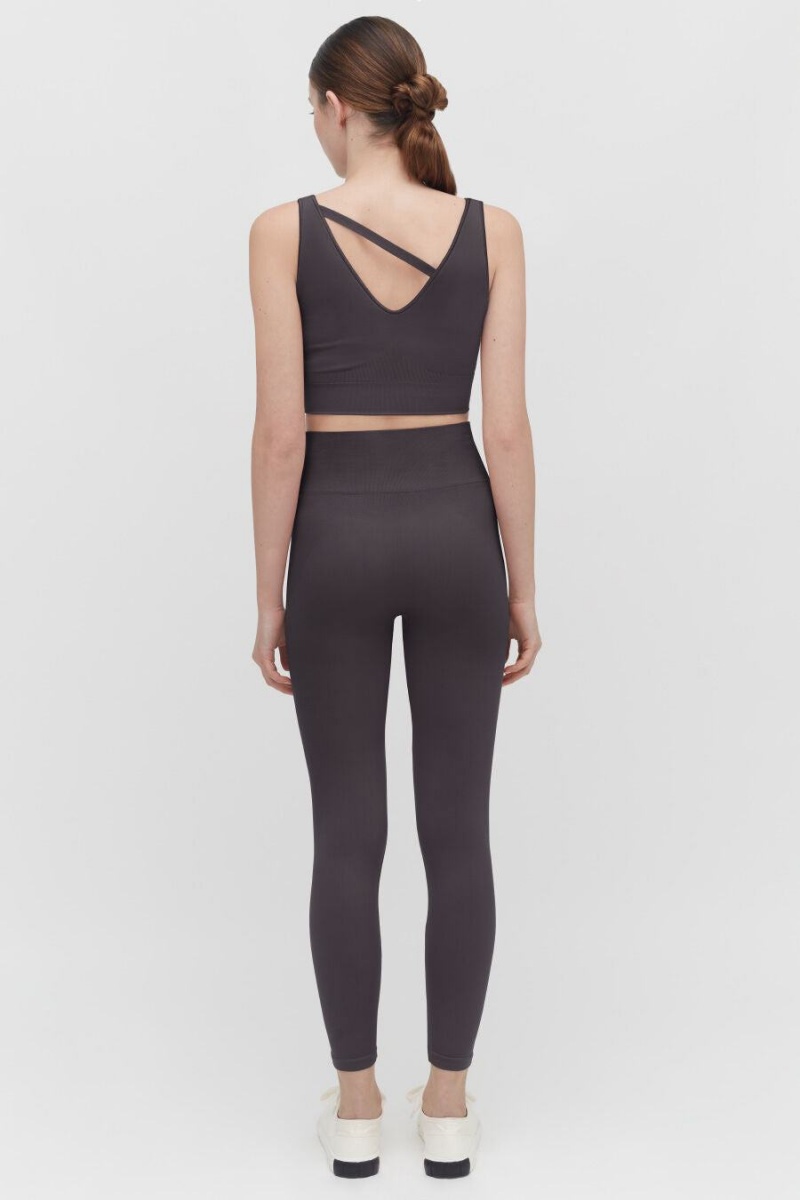 Cuyana Stretch Bijgesneden Tops Dames Grijs | BMT8986RU