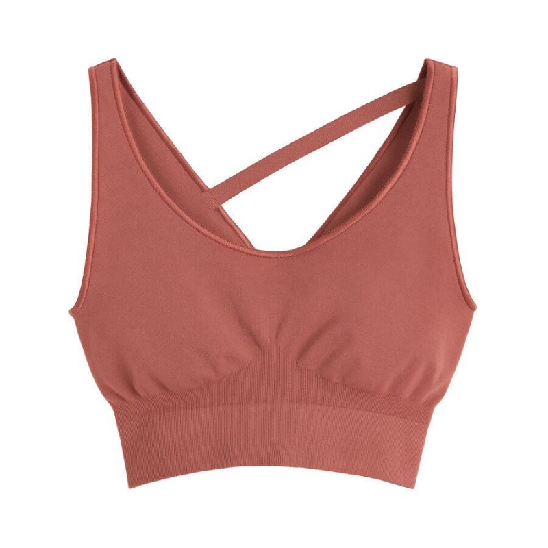 Cuyana Stretch Bijgesneden Tops Dames Roze | YVM3855EN