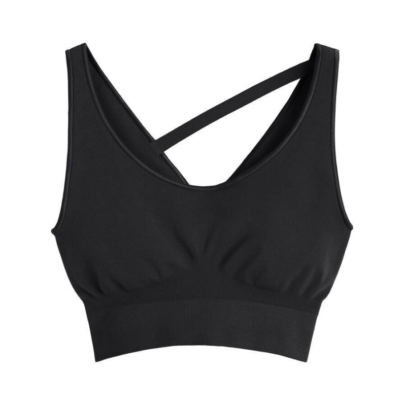 Cuyana Stretch Bijgesneden Tops Dames Zwart | XDF5747IG