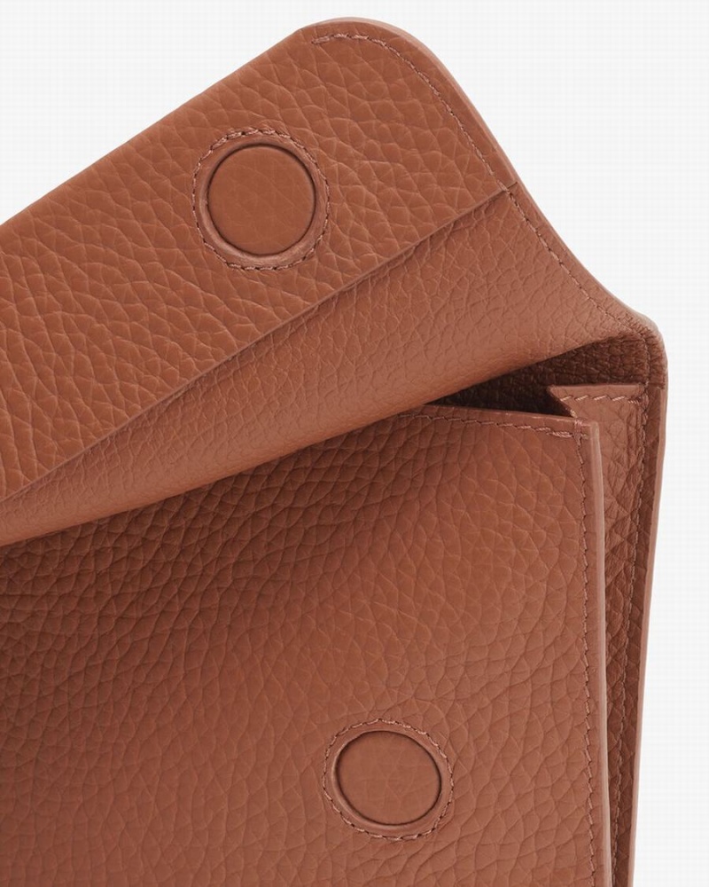 Cuyana System Flap Koppelingstassen Dames Bruin | JHN8756EM
