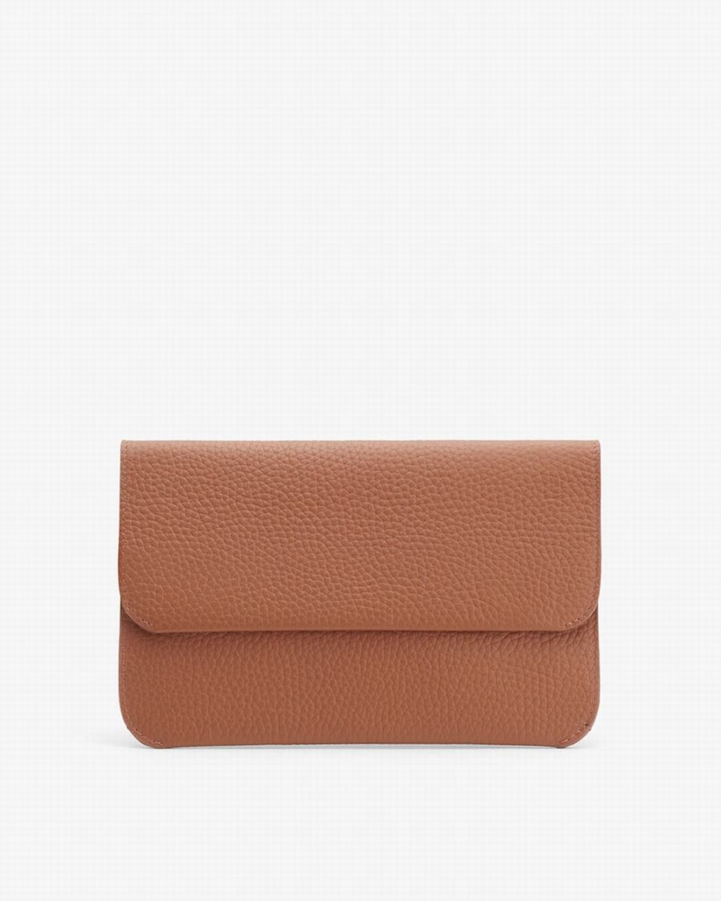 Cuyana System Flap Koppelingstassen Dames Bruin | JHN8756EM