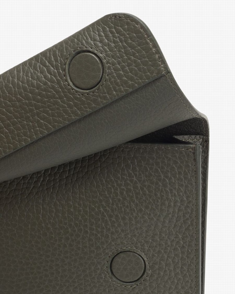 Cuyana System Flap Koppelingstassen Dames Donkergroen | BEN379OM