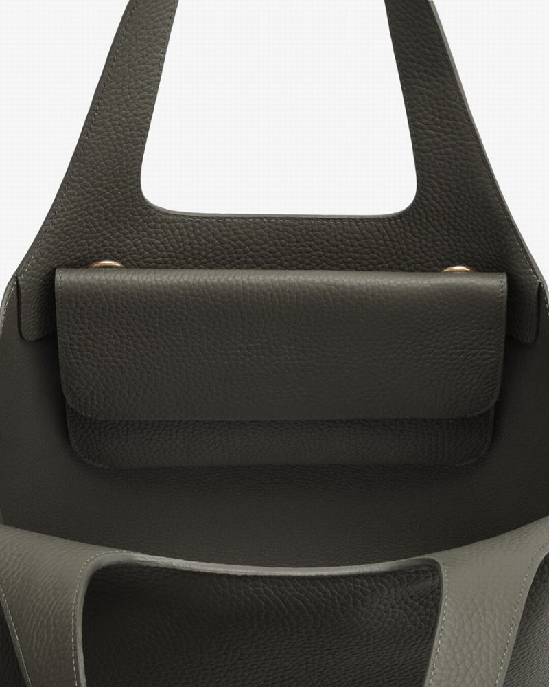Cuyana System Flap Koppelingstassen Dames Donkergroen | BEN379OM
