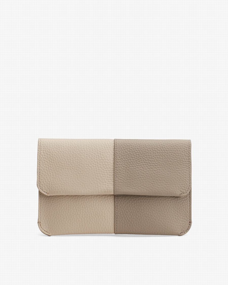 Cuyana System Flap Koppelingstassen Dames Grijs | SUX373UF