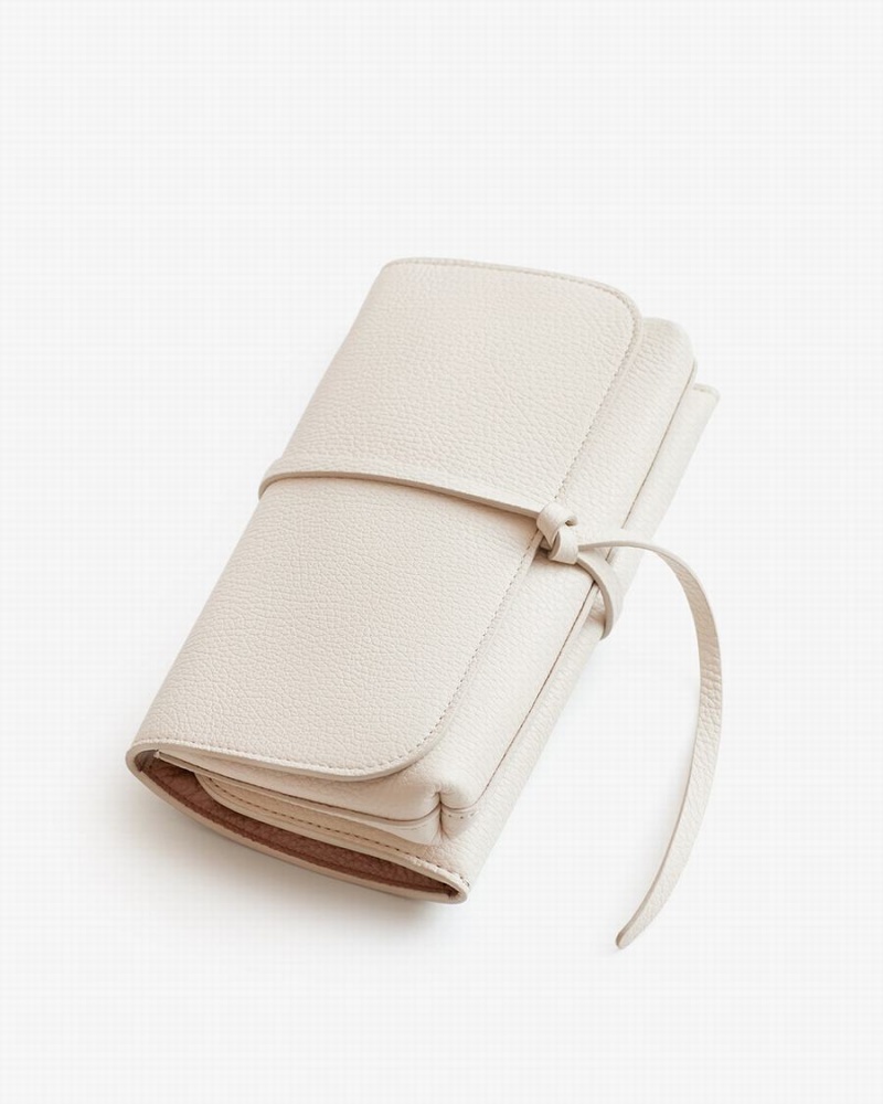 Cuyana Travel Beauty Roll Portefeuille Dames Wit | ULM8519IO