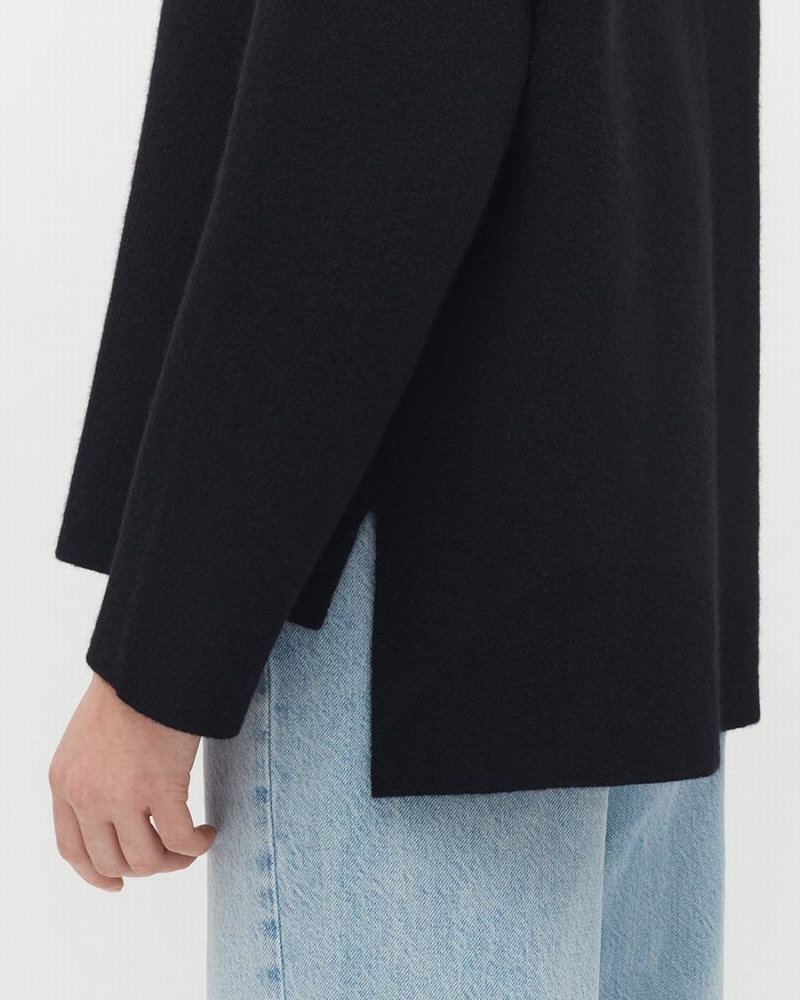 Cuyana Wol Cashmere Kort Jassen Dames Zwart | GJT8966FO