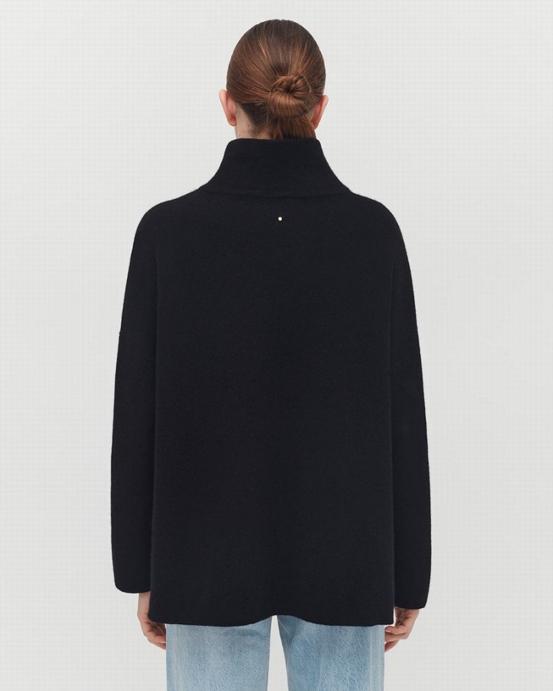 Cuyana Wol Cashmere Kort Jassen Dames Zwart | GJT8966FO