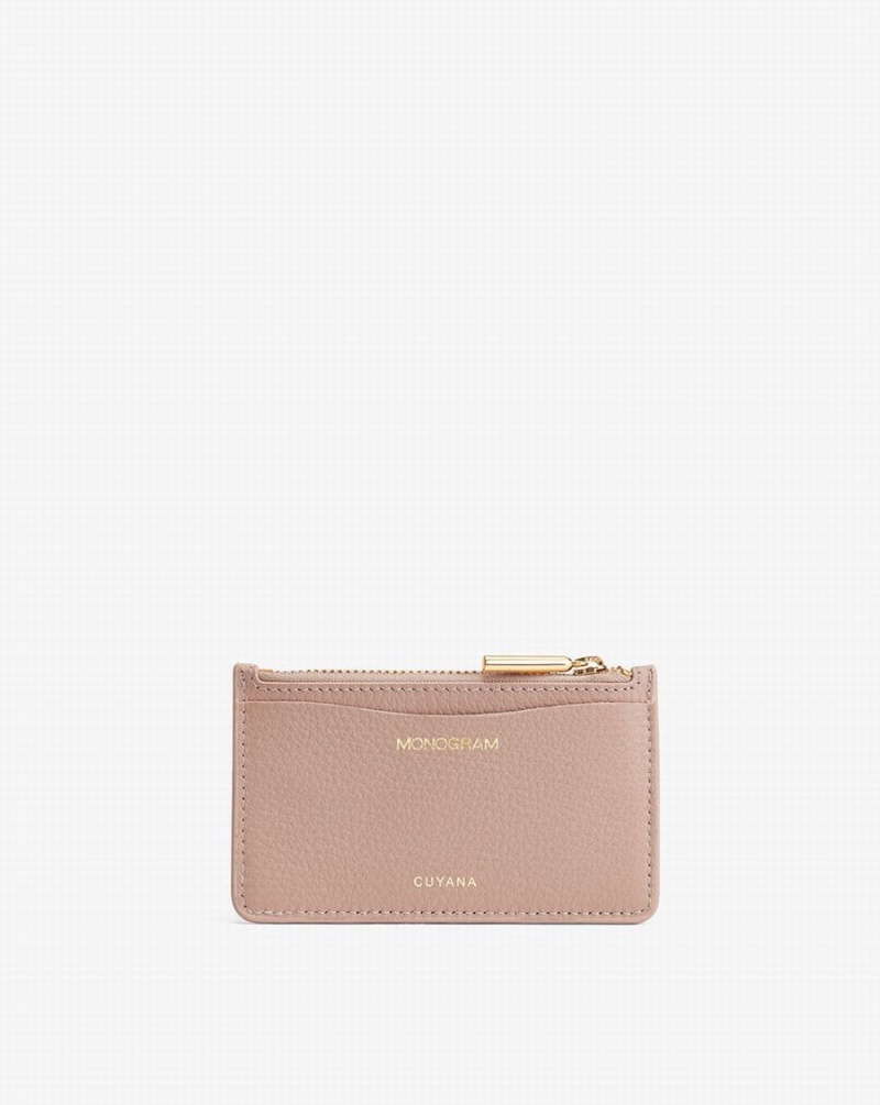 Cuyana Zip Kaarthouder Dames Roze | ORF7623FR